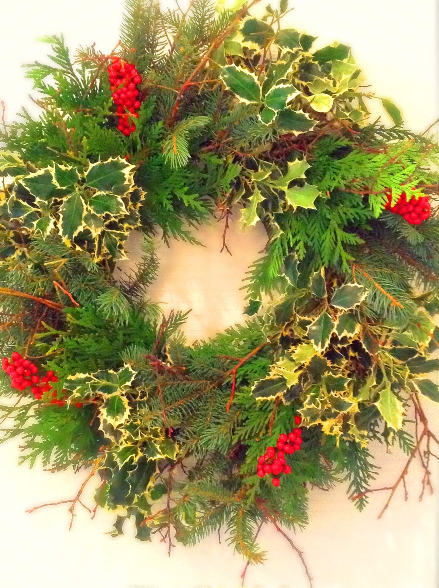 Handcrafted Holiday Wreath image 0