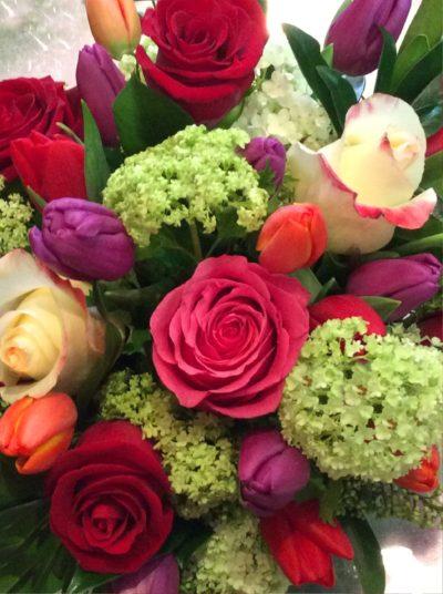 A Posy of Tulips & Roses image 0