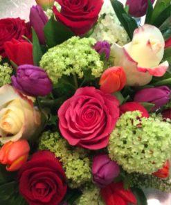 A Posy of Tulips & Roses